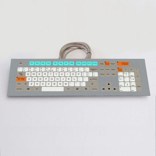 Rack-Tastatur - KT-105-K-12 - k-tronic S.r.l. - Membran / 105 Tasten / Industrie