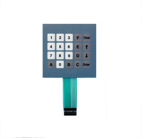 Nummernblock / 20 Tasten - KT-20-AT - k-tronic S.r.l. - einbaufähig / Membran / Metall