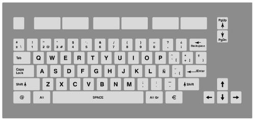 Einbaufähige Tastatur - KT-71-PI-03 - k-tronic S.r.l. - mit mechanischen Tasten / 71 Tasten / Industrie