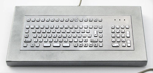 Vandalismussichere Tastatur - KT-104-GIX-04 - k-tronic S.r.l. - Desktop / mit mechanischen Tasten / 104 Tasten