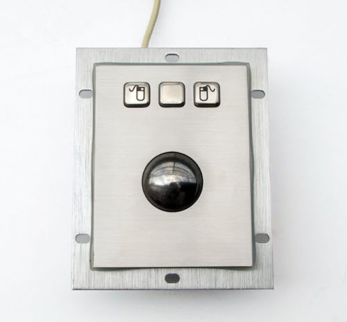 Optischer Trackball - KT-MOU-15 - k-tronic S.r.l. - einbaufähig / IP65 / 3 Tasten