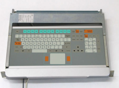Tastatur auf Einschub - KT-105-C-27 - k-tronic S.r.l. - mit mechanischen Tasten / Membran / 105 Tasten