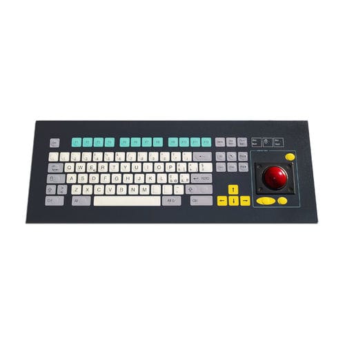 Rack-Tastatur - KT-84-K-15 - k-tronic S.r.l. - Membran / 84 Tasten / Trackball