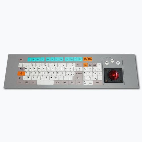 Rack-Tastatur - KT-96-K-01 - k-tronic S.r.l. - Membran / 96 Tasten / Trackball