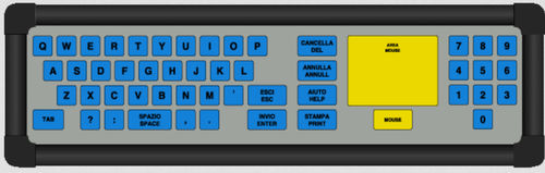 Einbaufähige Tastatur - KT-49-I-48 - k-tronic S.r.l. - Membran / 49 Tasten / Touchpad