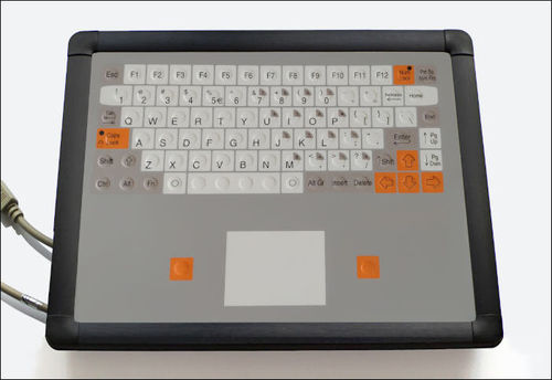 Einbaufähige Tastatur - KT-84-I-44 - k-tronic S.r.l. - kapazitiv / 84 Tasten / Touchpad