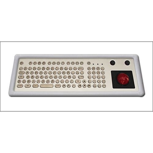 Einbaufähige Tastatur - KT-99-GIX-11 - k-tronic S.r.l. - mit mechanischen Tasten / 99 Tasten / Trackball