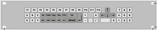Rack-Tastatur - KT-50-K-10 - k-tronic S.r.l. - Membran / 50 Tasten / Industrie