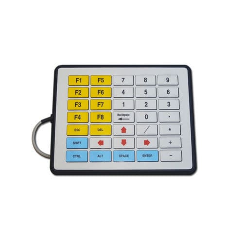 Nummernblock / 35 Tasten - KT-35-T-32 - k-tronic S.r.l. - Benchtop / Membran / Metall