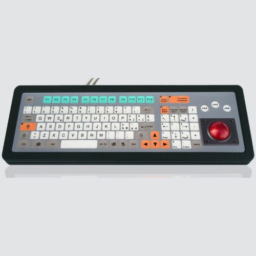 Desktop-Tastatur - KT-100-T-01 - k-tronic S.r.l. - mit mechanischen Tasten / Membran / 3 Maustasten