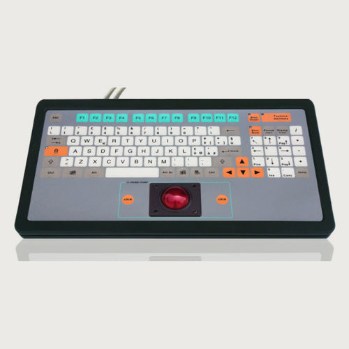Desktop-Tastatur - KT-100-T-02 - k-tronic S.r.l. - mit mechanischen Tasten / Membran / 2 Maustasten