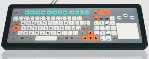 Desktop-Tastatur - KT-100-T-04 - k-tronic S.r.l. - mit mechanischen Tasten / Membran / 3 Maustasten