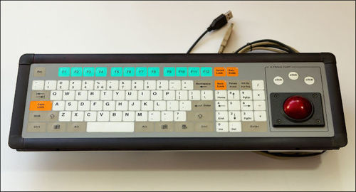 Einbaufähige Tastatur - KT-96-I-01 - k-tronic S.r.l. - Membran / 3 Maustasten / 96 Tasten