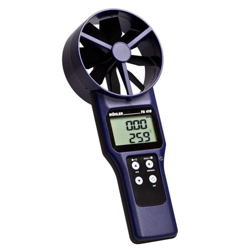 Flügelrad-Anemometer - Wöhler FA 410 / 430 - Wöhler - digital / Hygrometer / tragbar