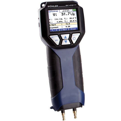 Differenzdruck-Durchflussmesser - Wöhler DC 410 Flow - Wöhler - Volumen / für Luft / Inline
