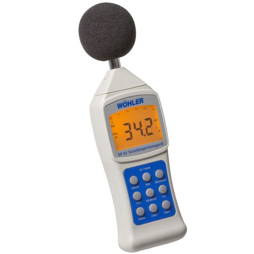 Basis-Schallpegelmesser - 30 - 130 dB | Wöhler SP 22 - Wöhler - Klasse 3 / digital