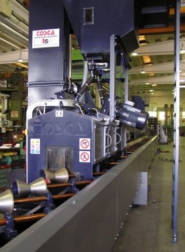Band-Strahlanlage - AB SHOT TECNICS - für Rohre