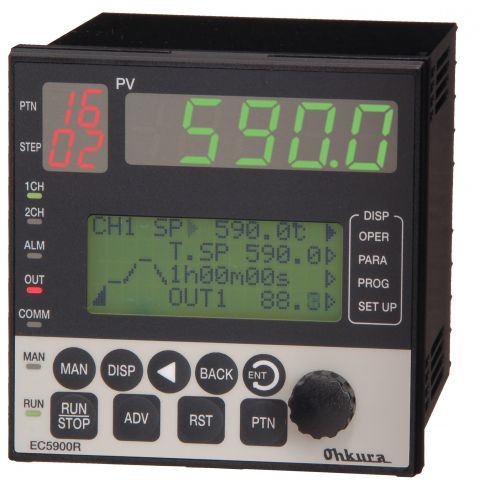 Digitaler Temperaturcontroller - EC5900R - Ohkura Electric - Grafik / PID / für Industrieanwendungen