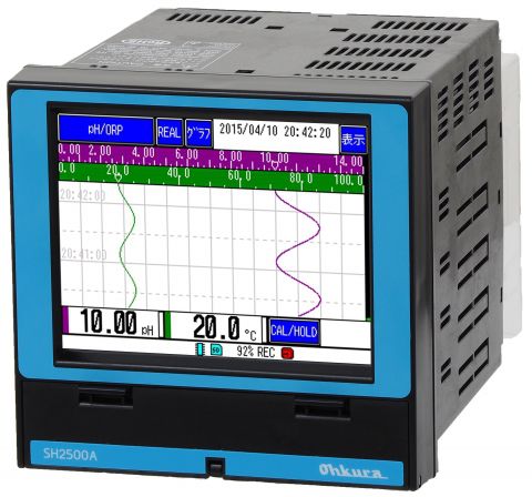 Tragbares pH-Messgerät - SH2500A - Ohkura Electric - Prozess / digital / mit Datenlogger