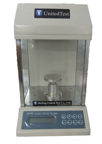 Tensiometer zur Messung der Oberflächen- und Grenzflächenspannung - 0 - 199.9 mN/m | JZYW－200A   - Beijing United Test Co., Ltd.