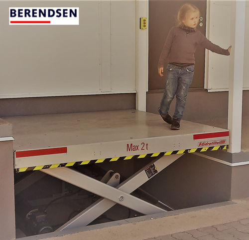 Scherenhubtisch - HS2_2x2.2_1.2 - Hidrotiltai - hydraulisch / festinstalliert / für schwere Lasten