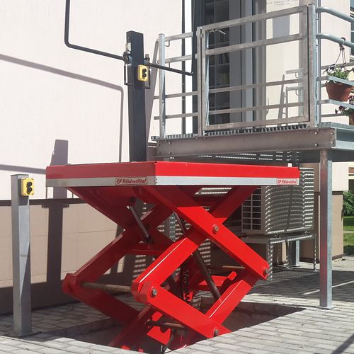 Scherenarbeitsbühne für Behinderten Zugang - Modelis HSN0.4_1.1x1.8_2.2 - Hidrotiltai - für Außenbereich