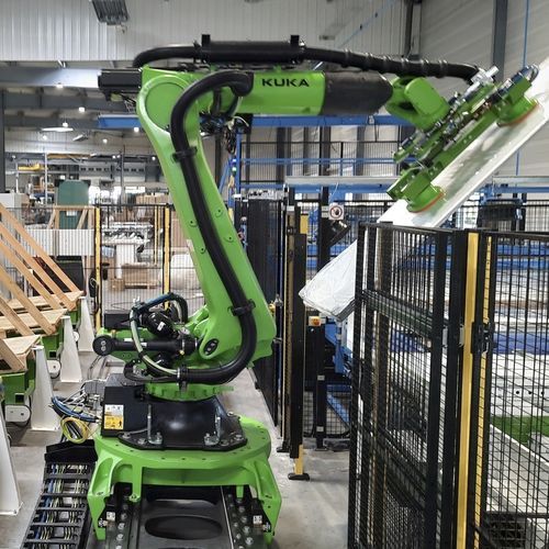 Roboterzelle für Materialumschlag - ALFI TECHNOLOGIES - für große Teile / für die Luftfahrtindustrie / für Montagestraße