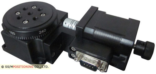 Drehbarer Tisch - MR60 - MPositioning Co., Ltd. - motorisiert / 1-Achs / Miniatur