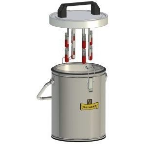 Labor-Dewargefäße - BE-Bio - KGW-ISOTHERM Karlsruher Glastechn. Werk Schieder GmbH - Lager / Edelstahl