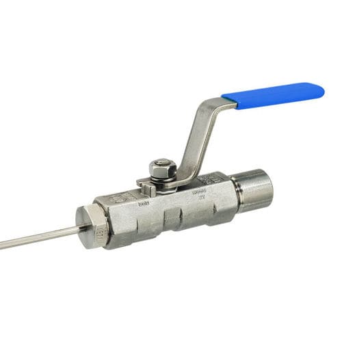 Kugelventil - 300 P - KLINGER-SCHÖNEBERG GmbH - Hebel / zur Probenahme / Gewinde