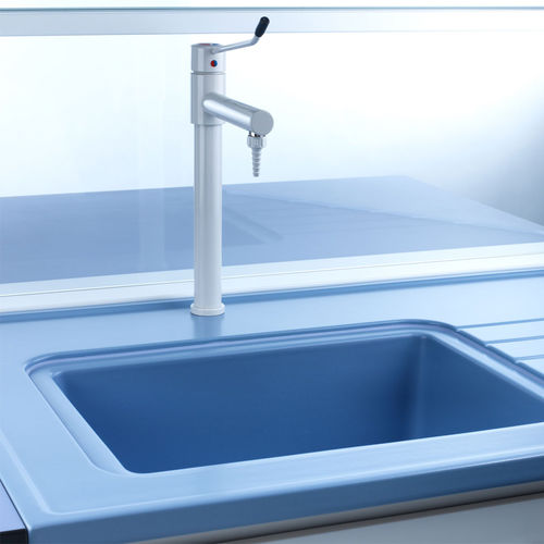 Labor-Waschbecken - EXPLORIS® - Köttermann GmbH - zum Händewaschen / Edelstahl