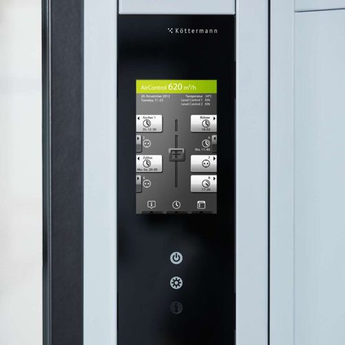 Eingebaute Steuerung - TouchTronic - Köttermann GmbH - mit Touchscreen / für Laborabzug