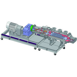 Kontinuierlicher Reaktor - Kurimoto Ltd. - Prozess / automatisch / Misch