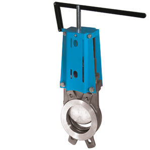 Plattenschieber - WGE-ML - Watergates GmbH & Co. KG - Hebel / für Wasser / flanschmontiert