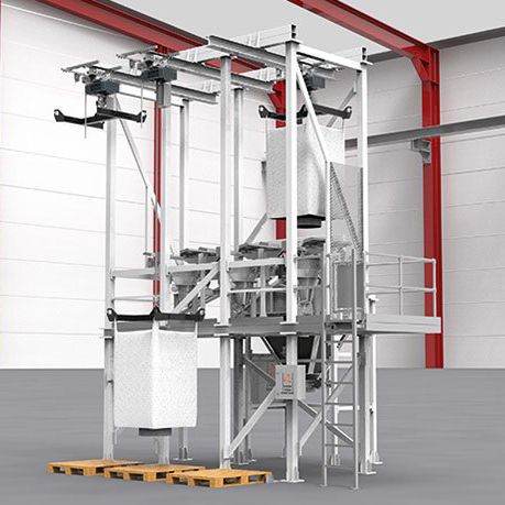 Entladestation für Big Bag - Weber Waagenbau und Wägeelektronik GmbH - Container / modular
