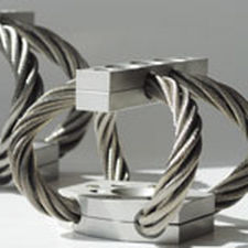 Elastische Lagerung / Drahtseil-Dämpfer - CAVOFLEX®   - WILLBRANDT FRANCE - rechteckig / Elastomer / Stahl