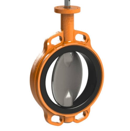 Absperrklappe - EVBLS - Wouter Witzel EuroValve B.V. - Hebel / pneumatisch gesteuert / elektrisch betrieben