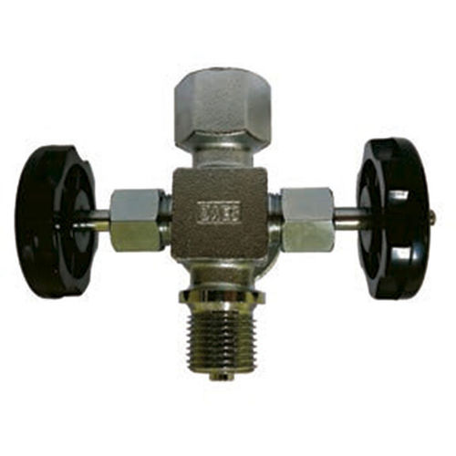 Ventil für Manometer - V128.01 - Metalurgica Zaes S.L. - Nadel / mit Handrad / Absperr
