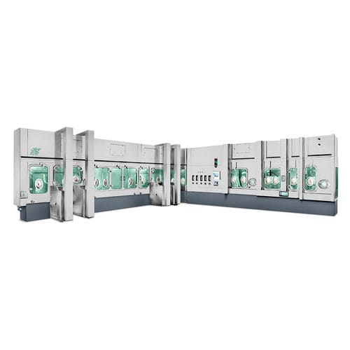 Aseptischer Containment-Isolator - Franz Ziel GmbH - bodenstehend / vertikaler Laminar-Flow / Edelstahl