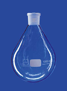 Kjeldahl-Typ-Phiole - max. 121 °C - LENZ Laborglas GmbH & Co. KG - Borosilikatglas / PUR beschichtet