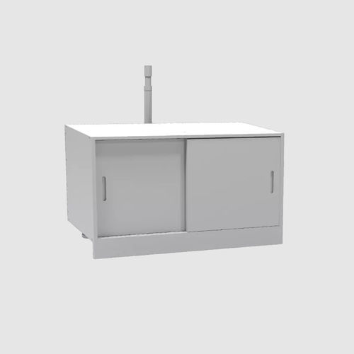 Lagerschrank - DCL PP series  - POL-EKO sp.k. - Unterbau / Fachböden / doppeltürig