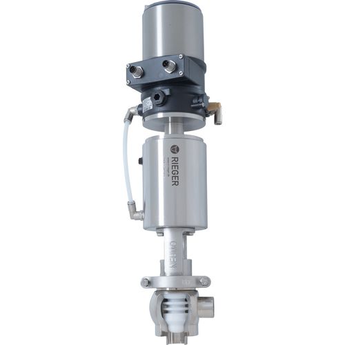 Ventil mit Modulierung - Gebr. Rieger GmbH + Co. KG - manuell / pneumatisch / Durchflussbegrenzung