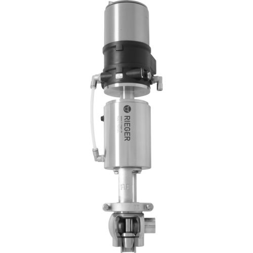 Ventil mit Modulierung - Gebr. Rieger GmbH + Co. KG - pneumatisch / Durchflussbegrenzung / Modular