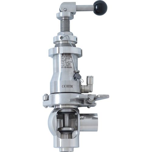 Sicherheitsventil für Gas - SH - Gebr. Rieger GmbH + Co. KG - für Dampf / für Tanks / für Hygieneanwendungen