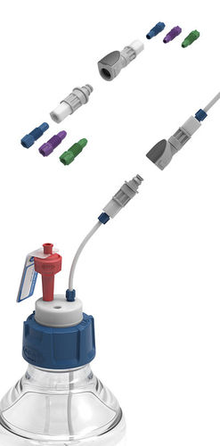 Anschluss für Chemikalien - 360 series - S.C.A.T. Europe GmbH - Schnell / Polypropylen / PEEK