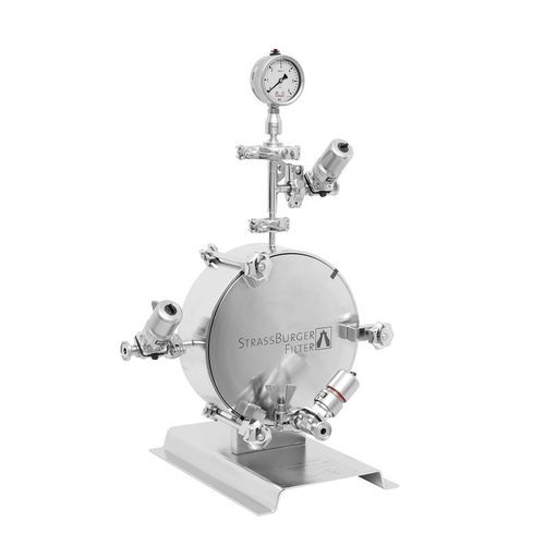 Plattenfiltersystem - Hermetix Lab 220 - Strassburger Filter GmbH & Co. KG - für Flüssigkeiten / Labor / Edelstahl