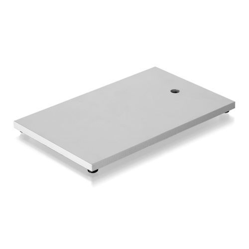 Grundplatte / pulverbeschichteter Stahl - 200 Series - Carl Friedrich Usbeck KG - rechteckig / Gewinde