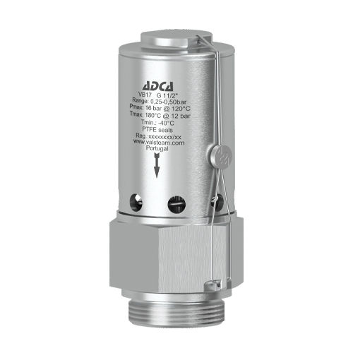 Edelstahl-Vakuumbrecher - VB17 - VALSTEAM ADCA Engineering S.A. - Flansch / Gewinde