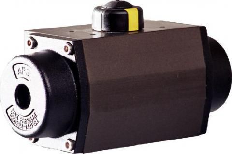 Pneumatischer Ventilantrieb - AP series - Vapo Techniek B.V. - 90° / Zahnstangen-Ritzel / Kolben