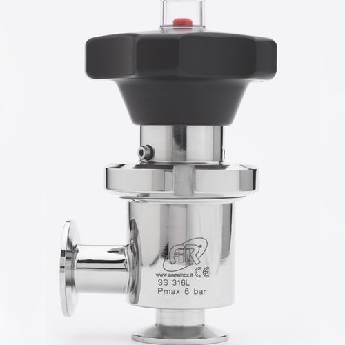 Membranventil - VAL - AERRE INOX Srl - pneumatisch / für Getränke / Inline